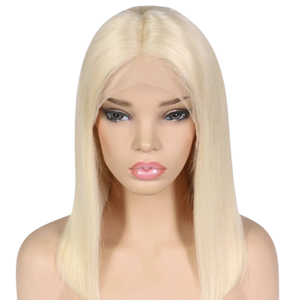 Perruque lace wig blonde naturelle coupe carrée